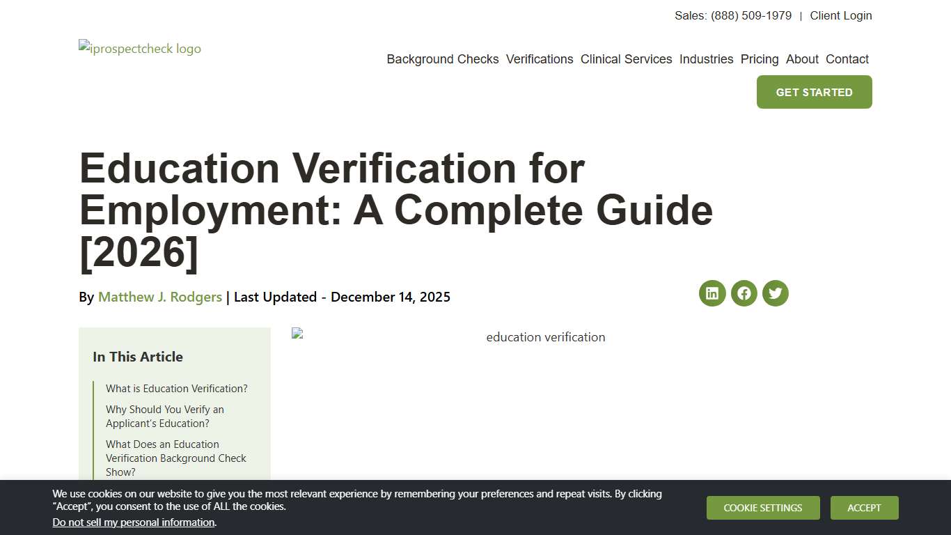 Education Verification for Employment: A Complete Guide [2026]